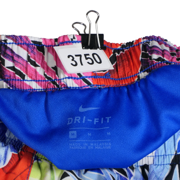 Nike Blue Shorts Womens Medium Stretch Pockets Lined Elastic Waist Active - Picture 10 of 10